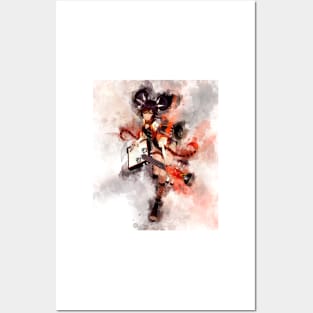 Genshin Impact - Xinyan *watercolor* Posters and Art